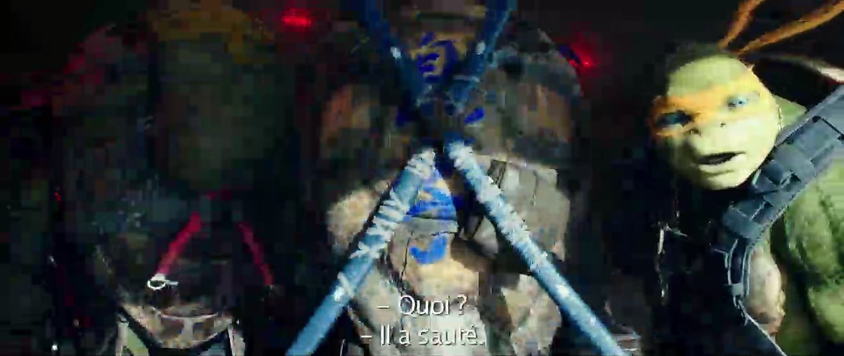 Ninja Turtles 2 - EXTRAIT VOST "Saut en parachute"