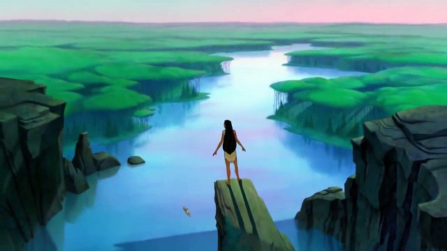 Pocahontas, une légende indienne EXTRAIT Le plongeon depuis la cascade
