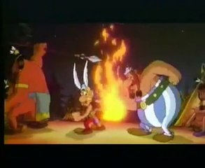 Astérix et les Indiens EXTRAIT "Danse autour du feu"