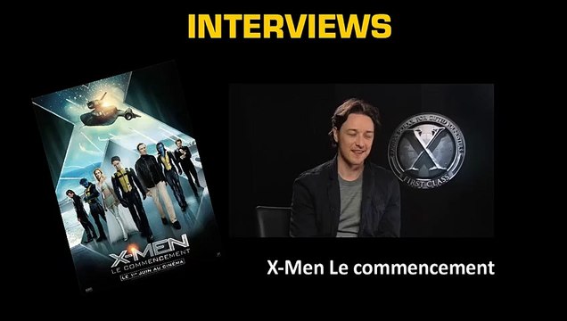 Michael Fassbender, Nicholas Hoult, January Jones, James McAvoy Interview 3: X-Men: Le Commencement