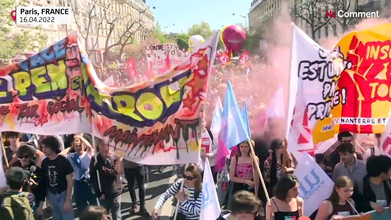 Gegen Rechtsextremismus, gegen Le Pen und gegen Macron