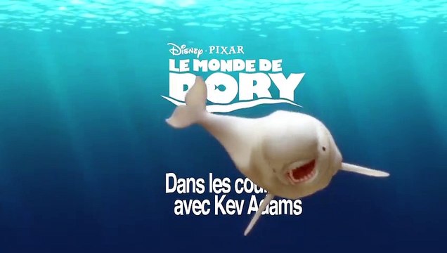 Le Monde de Dory - MAKING OF VF Kev Adams prête sa voix à Bailey