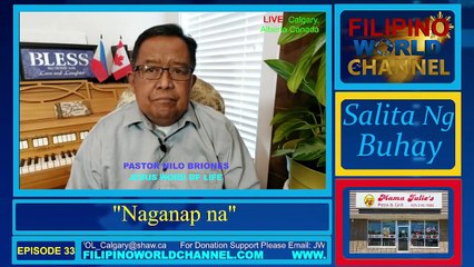 "NAGANAP NA"  - SALITA NG BUHAY EPISODE #33