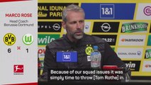 Dortmund debutant Rothe justified our faith - Rose