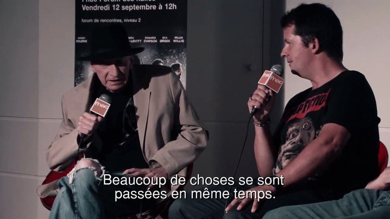 Sin City : j'ai tué pour elle - FEATURETTE "Masterclass Frank Miller & Robert Rodriguez"