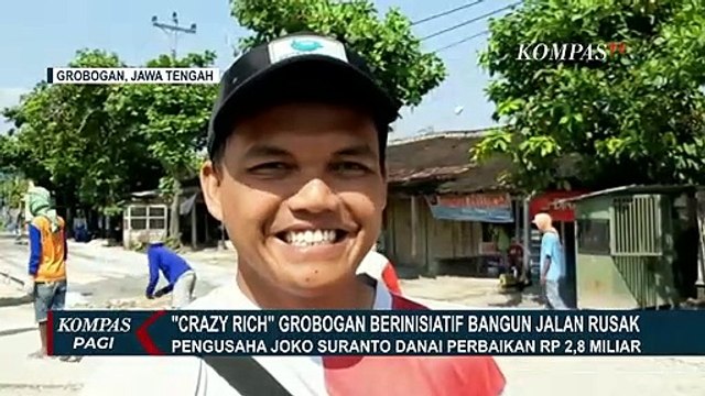 Jalan Rusak Tak Kunjung Diperbaiki, Crazy Rich Grobogan Rogoh Kocak Rp2,8 Miliar untuk Perbaikan!