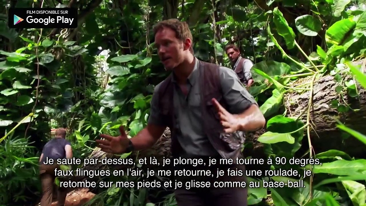 Jurassic World - MAKING-OF VOST "Les cascades de Chris Pratt"
