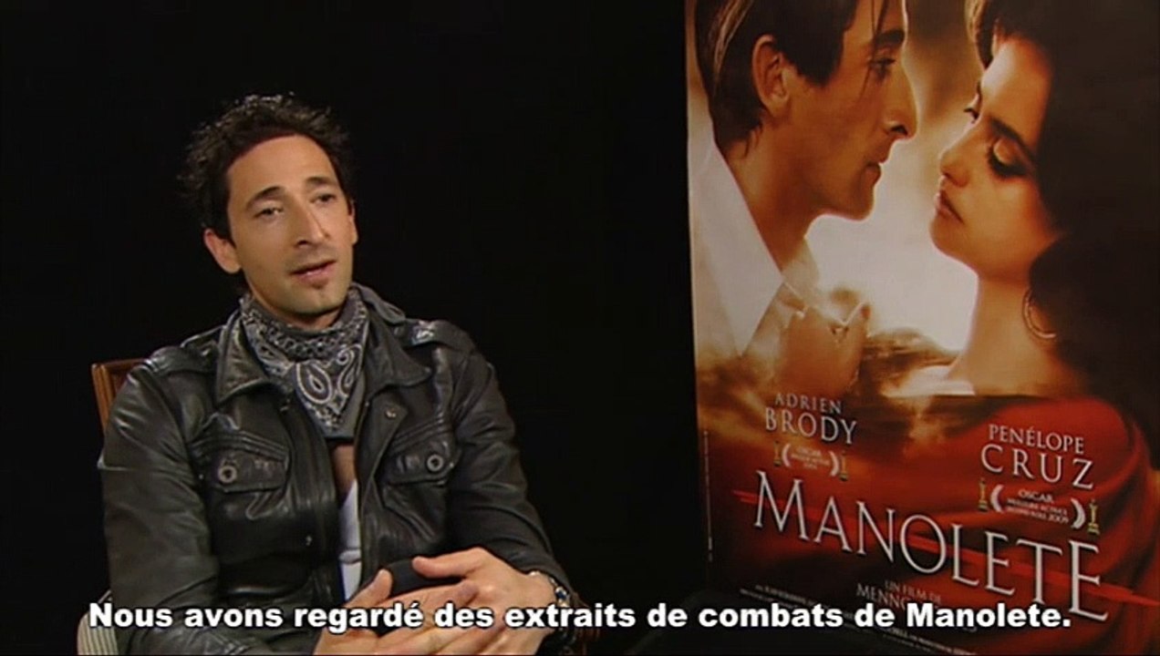 Adrien Brody Interview 2: Manolete