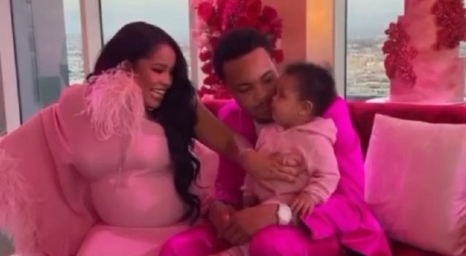 G Herbo and Taina have pink-themed baby shower for their baby girl