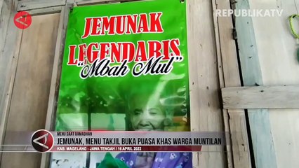 Menu Takjil Khas Warga Muntilan