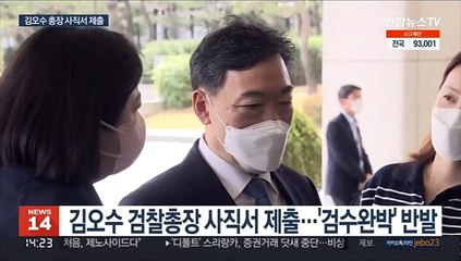 검찰총장 전격 사직…"검수완박, 심사숙고해야"