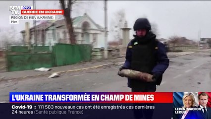 Guerre en Ukraine: opération déminage dans plusieurs régions du pays