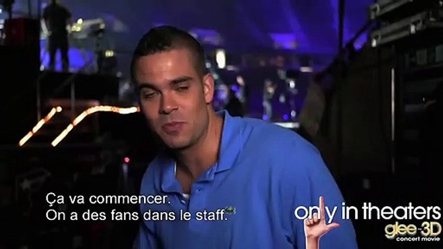 Glee ! On Tour : Le Film 3D Making Of (6) VO
