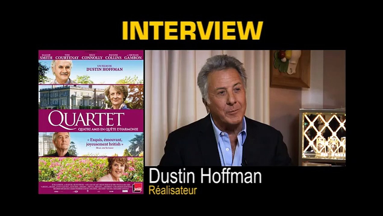 Dustin Hoffman Interview : Quartet