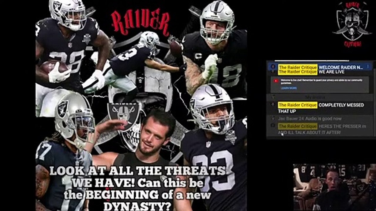 RE UPLOAD_ THE RAIDER CRITIQUE, DEREK CARR GETS EXTENSION!