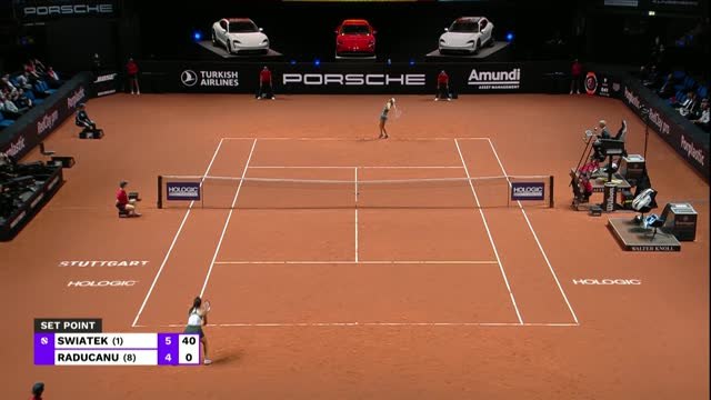 Swiatek sweeps aside Raducanu test