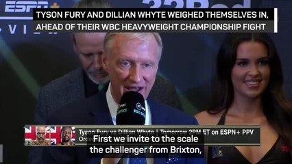 Fury and Whyte ready for WBC title fight