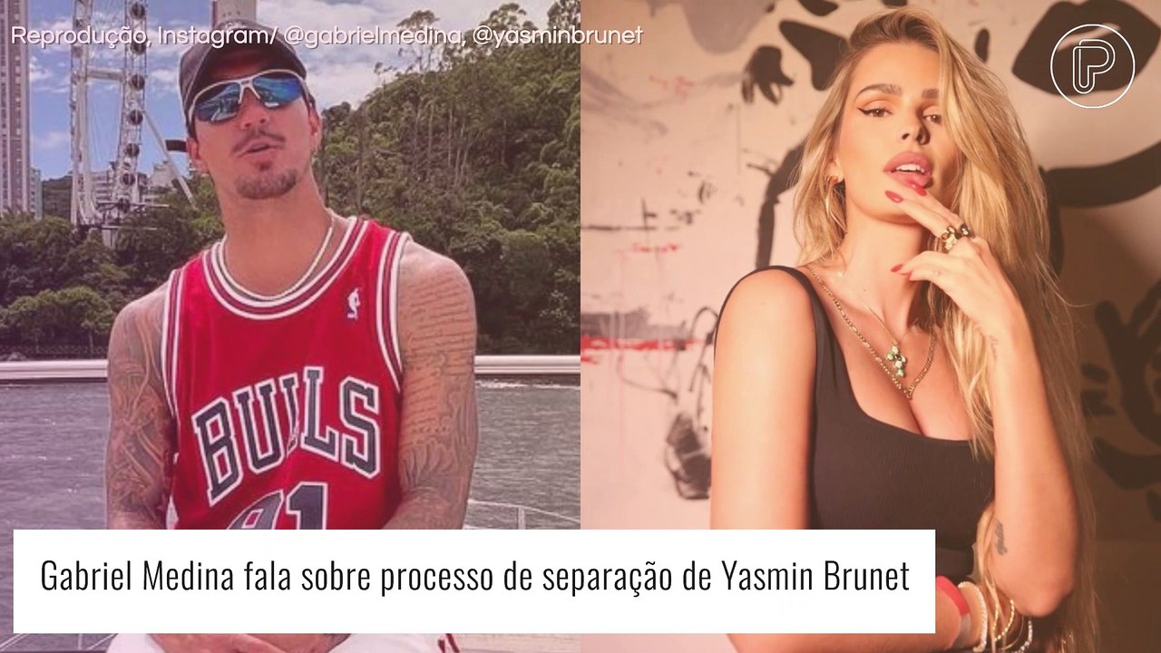 Gabriel Medina abre o jogo sobre separação de Yasmin Brunet: 'Me reencontrando'
