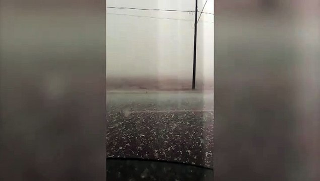 Tempestades severas podem atingir Cascavel na noite de hoje; veja estragos na região por conta de granizos