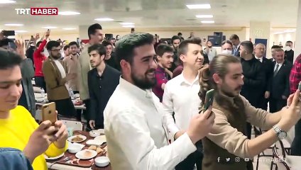 Cumhurbaşkanı Erdoğan, öğrencilerle iftarda bir araya geldi