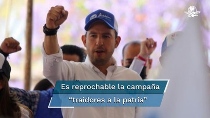 "Yo no sé qué le debe Bartlett a AMLO": Marko Cortés reprocha campaña "traidores a la patria"