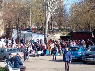 Mikolayiv'de halk su ihtiyacını nehirlerden ve akarsulardan karşılıyor
