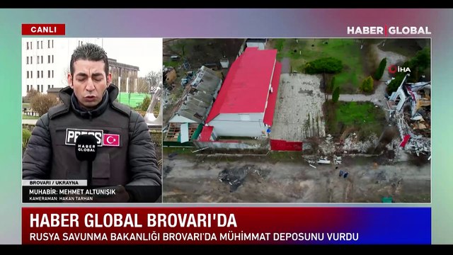 Rusya Savunma Bakanlığı Brovarı'da mühimmat deposunu vurdu!