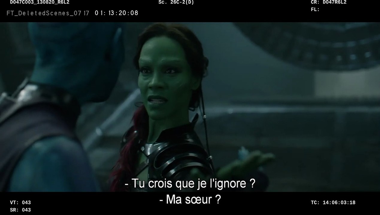 Les Gardiens de la Galaxie - SCENE COUPEE VOST "Amour fraternel"