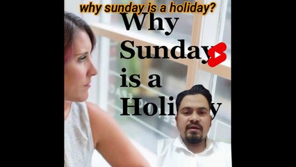 Why Sunday is a holiday? | रवीवार के दिन ही क्‍यों छुटटी होती है? | #shorts | #ytShorts.