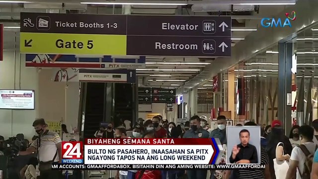 Bulto ng pasahero, inaasahan sa PITX ngayong tapos na ang long weekend | 24 Oras Weekend