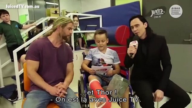 Thor et Loki font une surprise dans un hôpital pour enfants