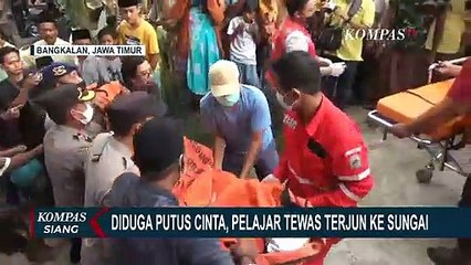 Diduga Terbakar Api Cemburu, Seorang Pelajar SMK Ditemukan Tewas di Sungai Bancaran, Bangkalan