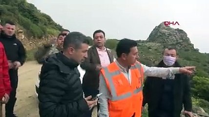 Bodrum'da ormanlık alanda yangın