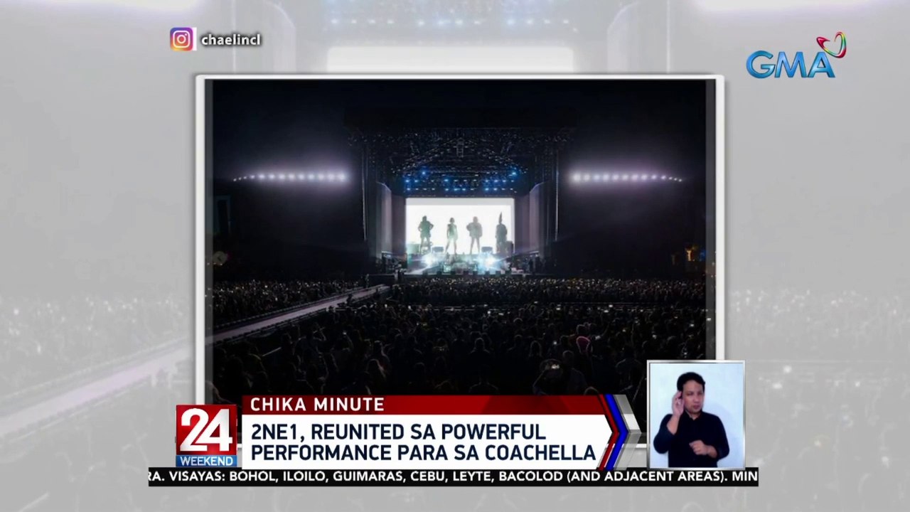 2NE1, reunited sa powerful performance para sa Coachella | 24 Oras Weekend