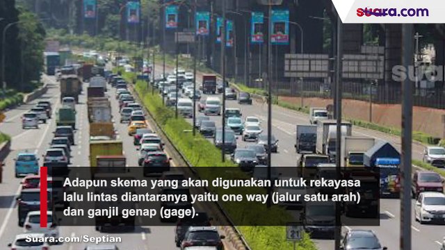Catat! Ini Skema One Way Mudik Lebaran 2022 Lewat Tol Trans Jawa