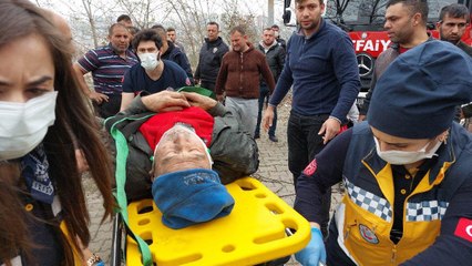 Çöp toplarken uçuruma yuvarlandı