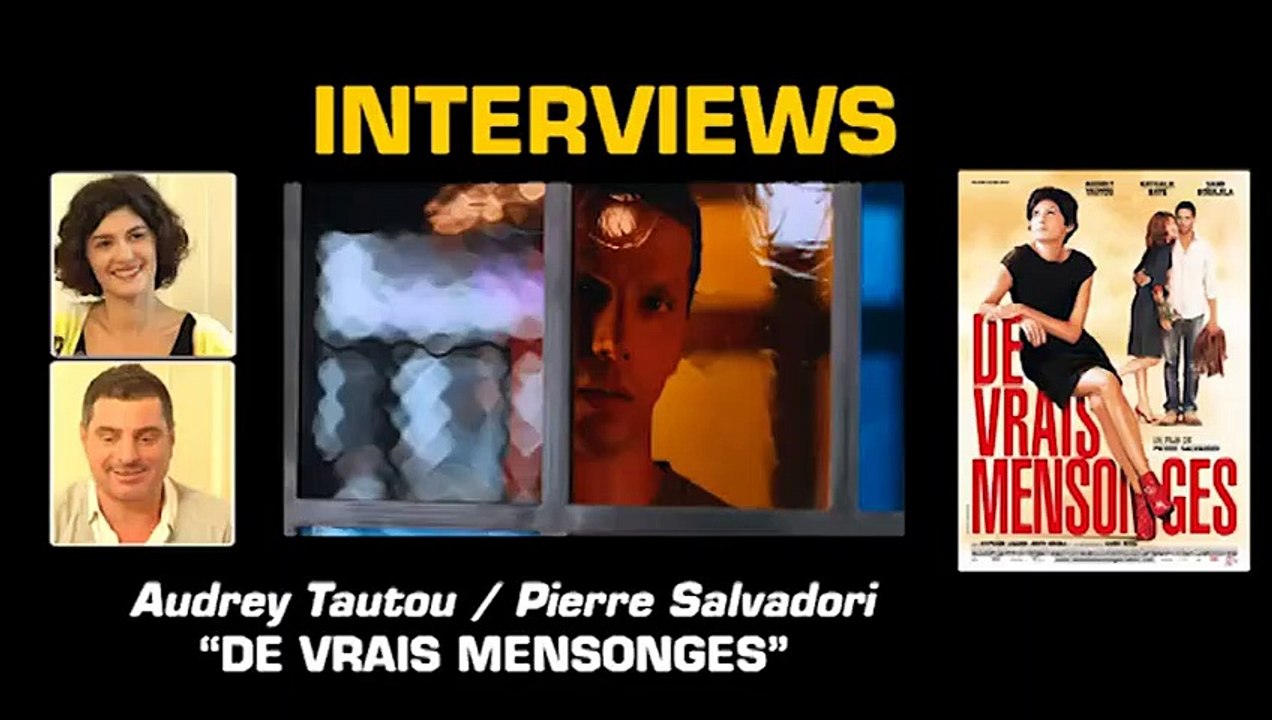 Pierre Salvadori, Audrey Tautou Interview 3: De vrais mensonges