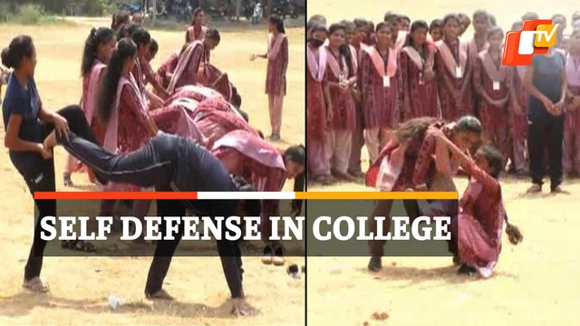 Self-Defense Training For Girl Students In College