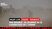 #ParisRoubaix 2022 -Van Baarle  is leading in le carrefour de l'arbre