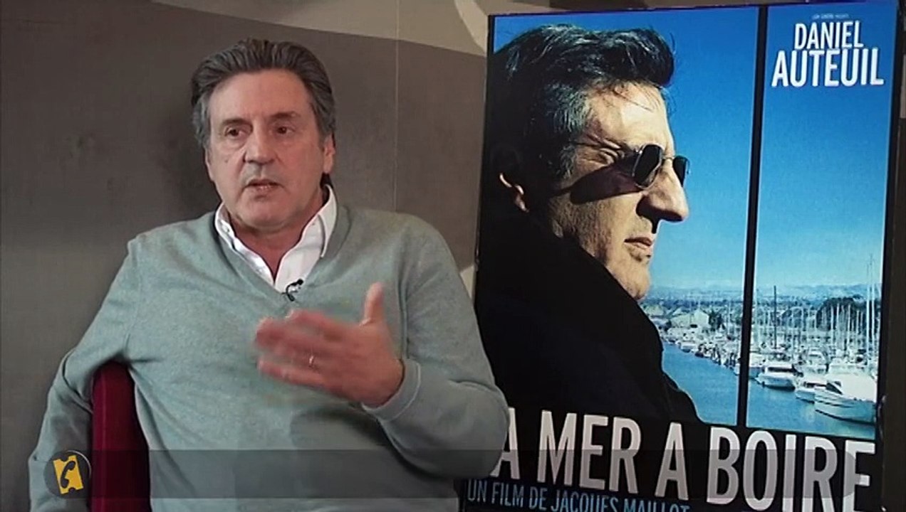 Daniel Auteuil, Jacques Maillot Interview : La mer à boire