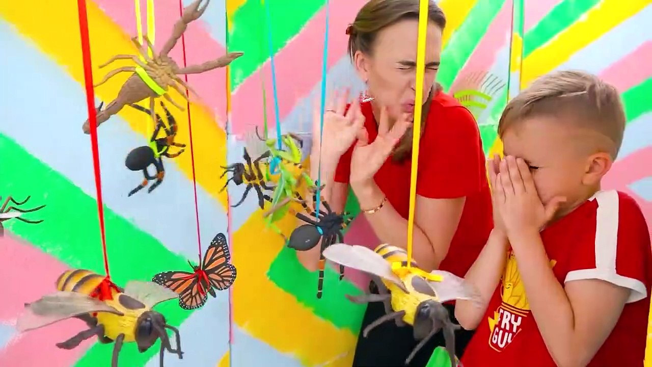 Vlad and Niki go through the maze and other funny challenge stories