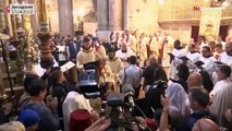 NoComment : célébrations de Pâques en l'église du Saint-Sépulcre à Jérusalem