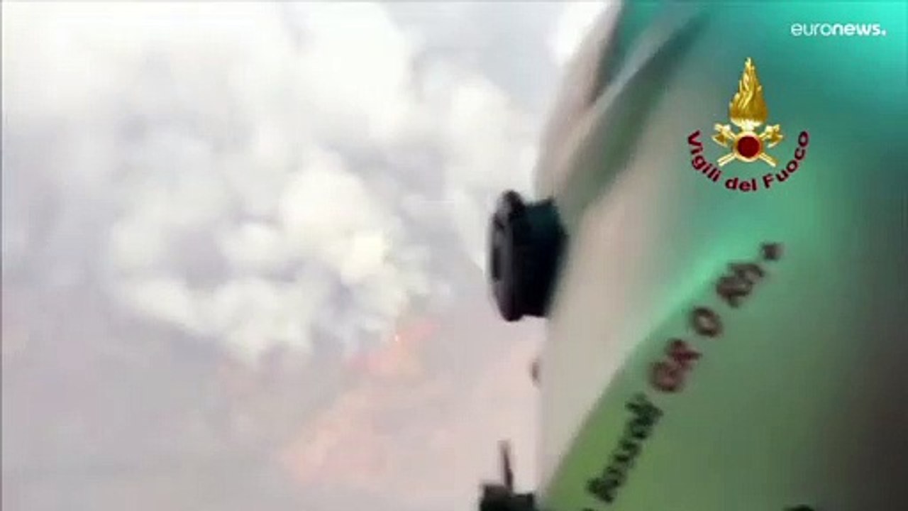 Feuer am Lago Maggiore kommen Wohngebieten gefährlich nahe