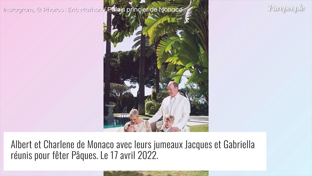 Charlene de Monaco réapparaît enfin ! Photos de famille avec Albert et les jumeaux pour Pâques