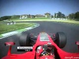 F1 2006 San Marino Schumacher Commentates Onboard Pole Lap