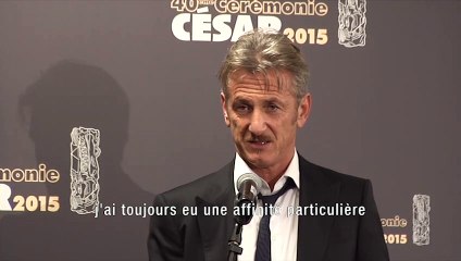 Sean Penn : "J&#039;ai suivi toute la carrière de Gérard Depardieu"