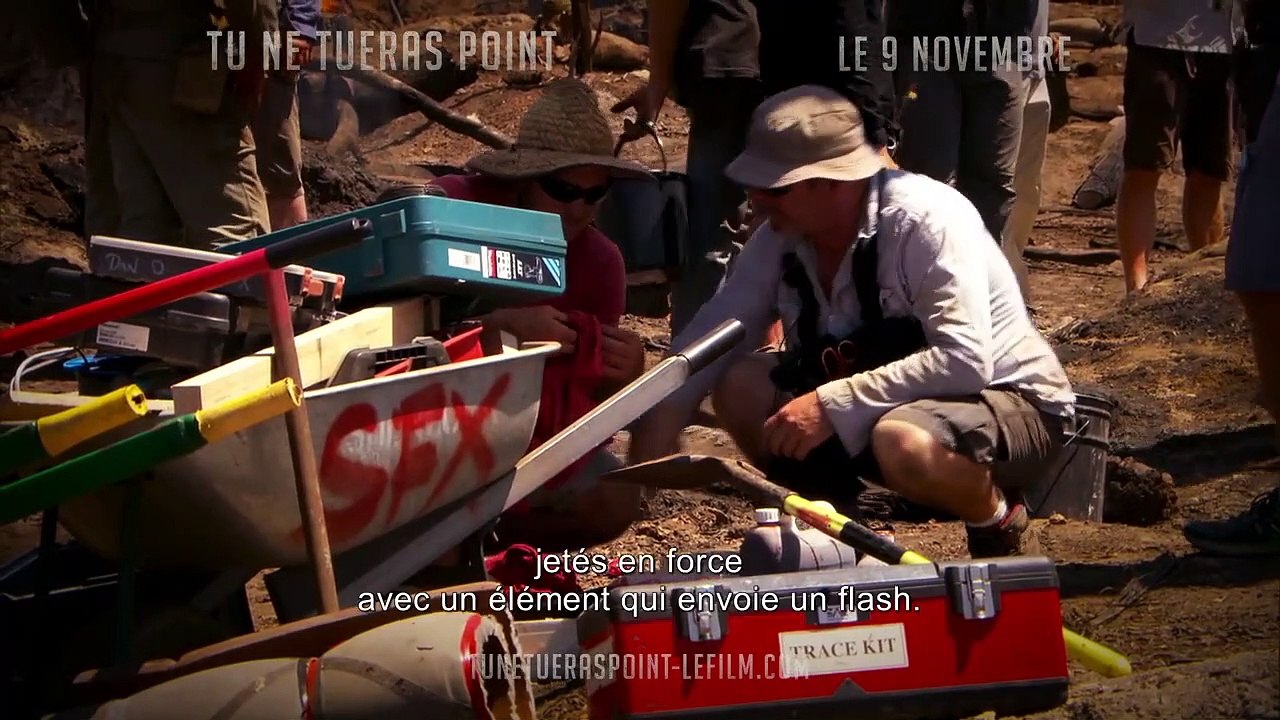 Tu ne tueras point - MAKING OF VOST "Les cascades"