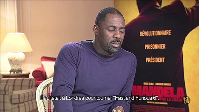 Idris Elba parle de son ami Paul Walker