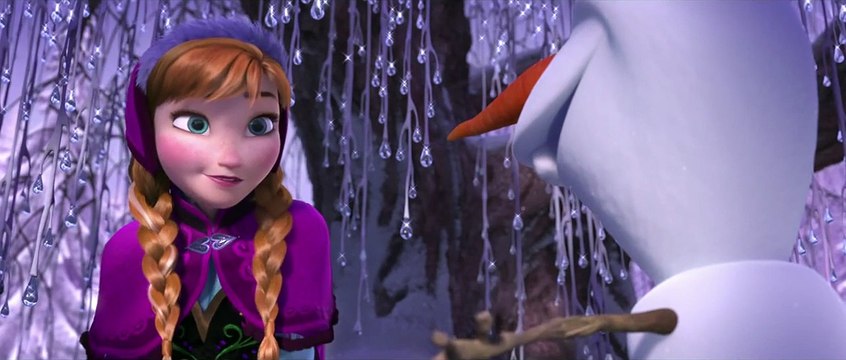 La Reine des Neiges - Extrait Anna, Kristoff et Sven font connaissance avec Olaf