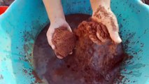 Gritty Crunchy Red Dirt Sand Cement Water Crumble Cr: Crumbly Crunchy ASMR